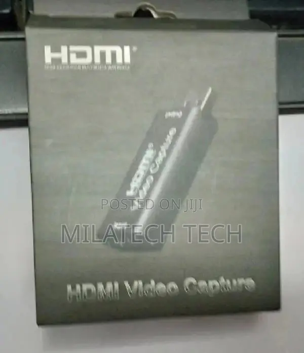 Video Capture Live Stream Card Black