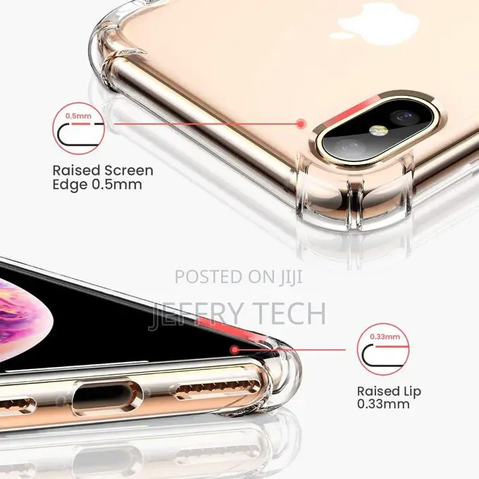 Anti-Shock Cover for iPhone X/Xs - Transparent