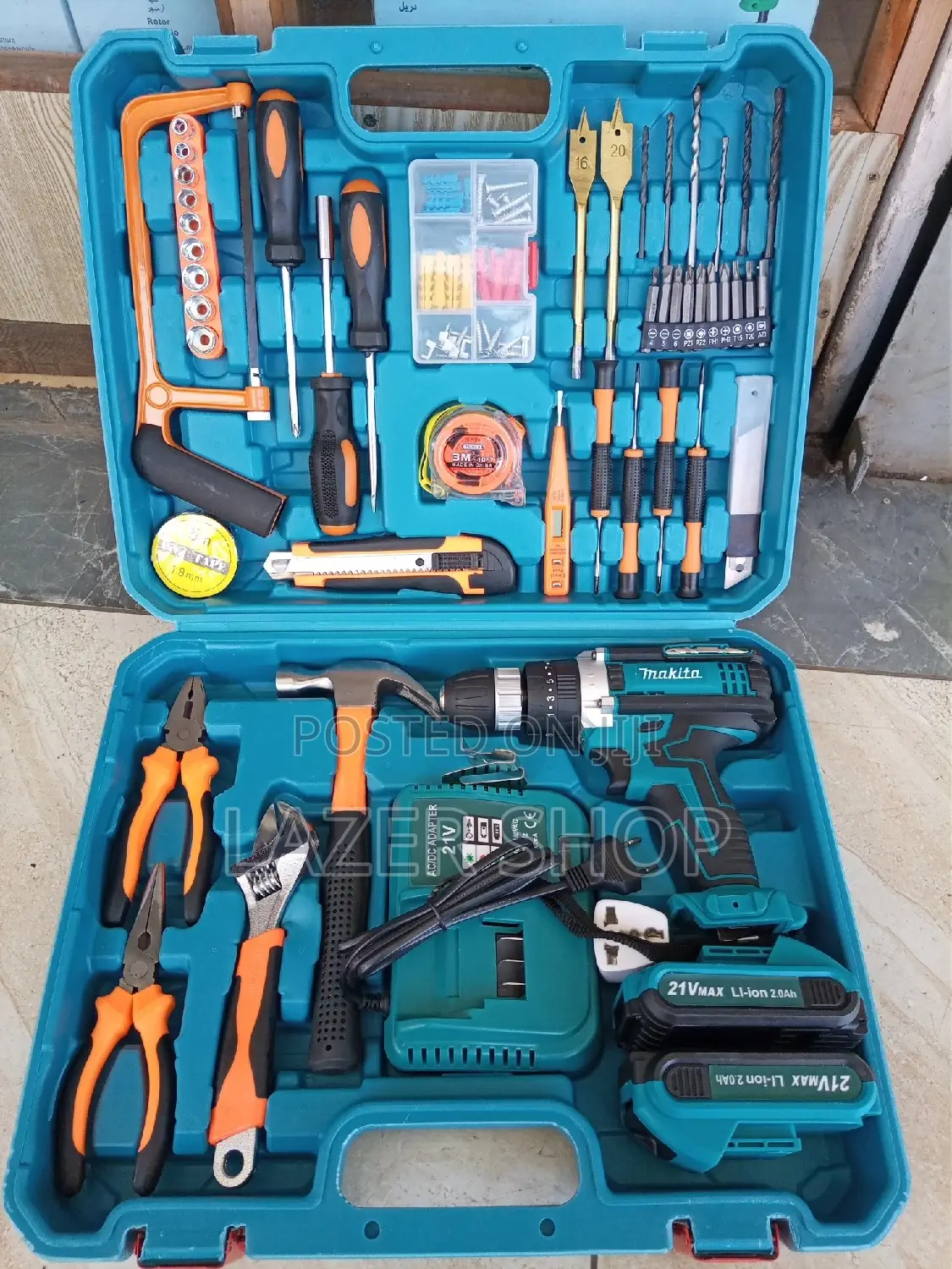 117pcs Electrical Cordless Drill,Makita