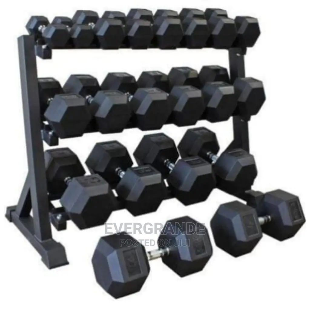 5kg Hexagon Dumbells