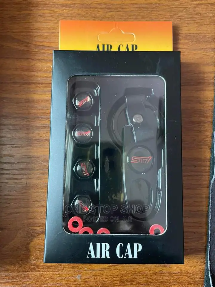 Tire Valve Caps With Key Holder