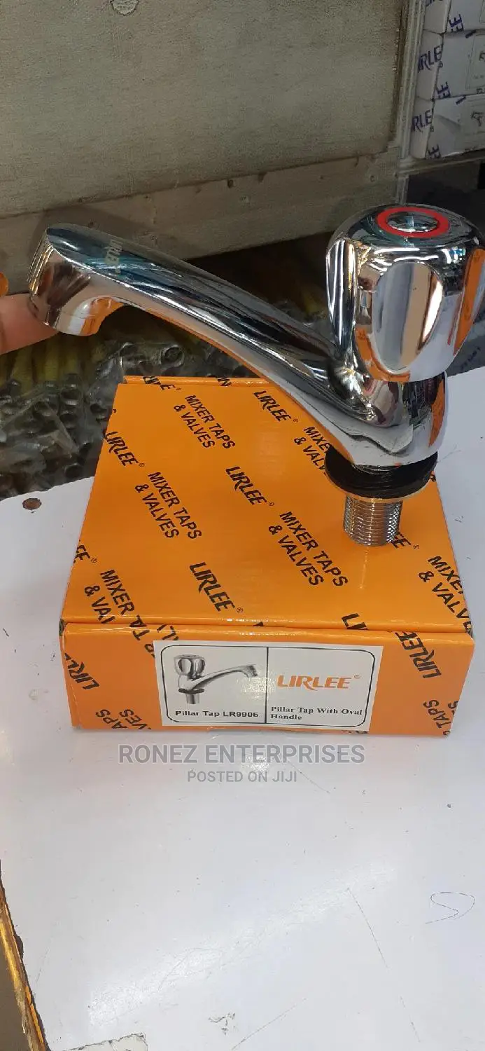 Pillar Tap With Oval Handle