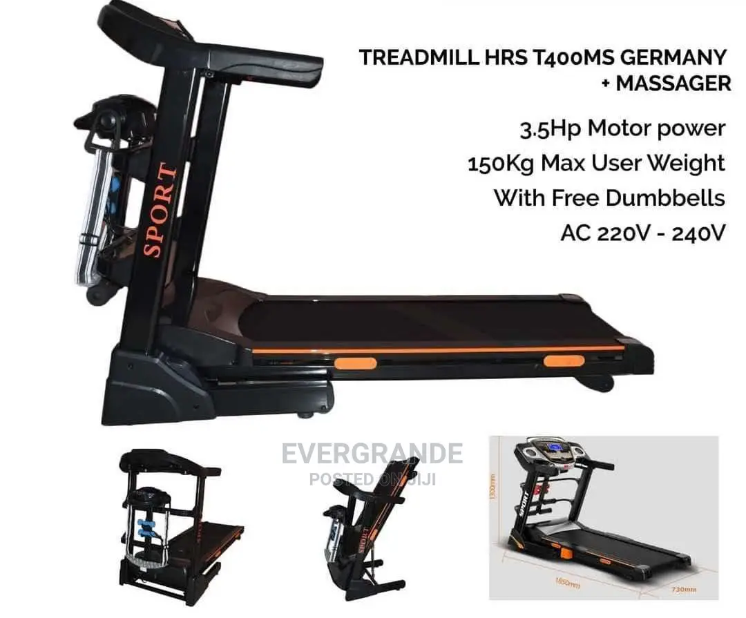 Auto Incline Treadmill With Massage Belt