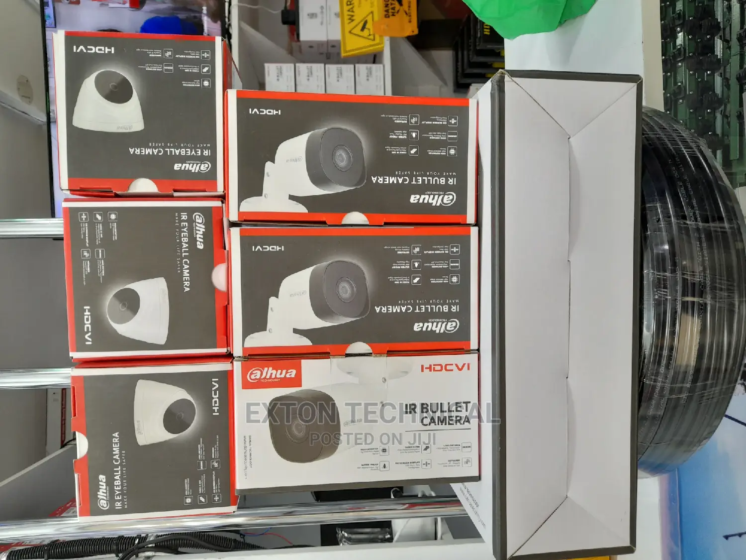 Six Dahua Cctv Cameras Security Surveillance Complete Kit