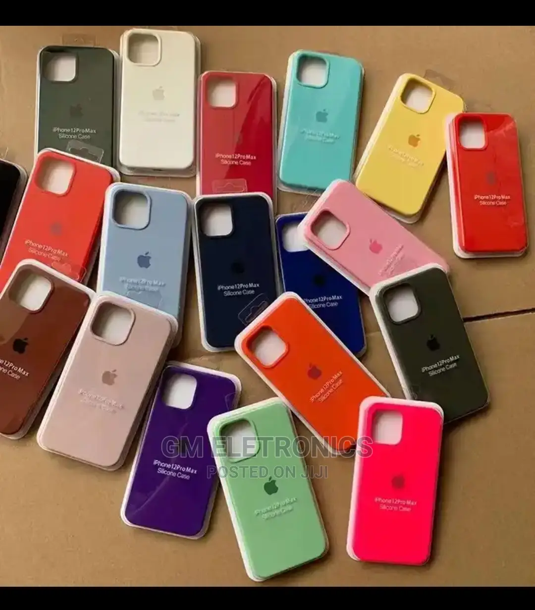 Apple Silicone Case for iPhone 12, Pro, Pro Max and Mini .