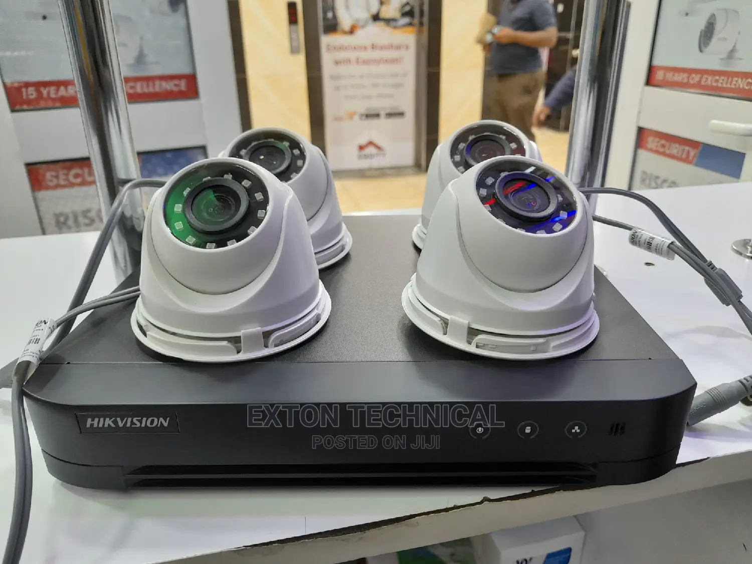 Hikvision DVR 8ch and 4 Dome Cameras 1mp