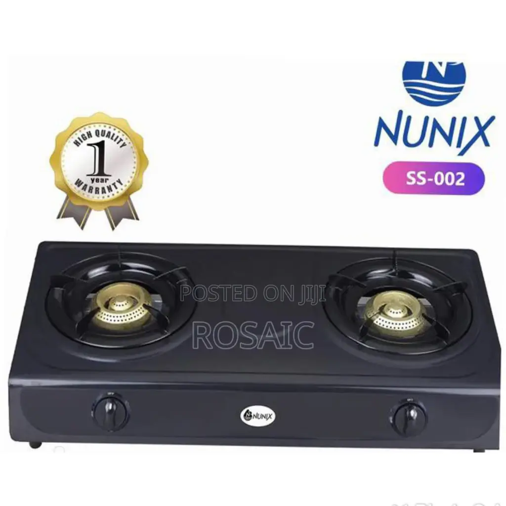 Brand New Black Two Burner + 1 Yr Warranty