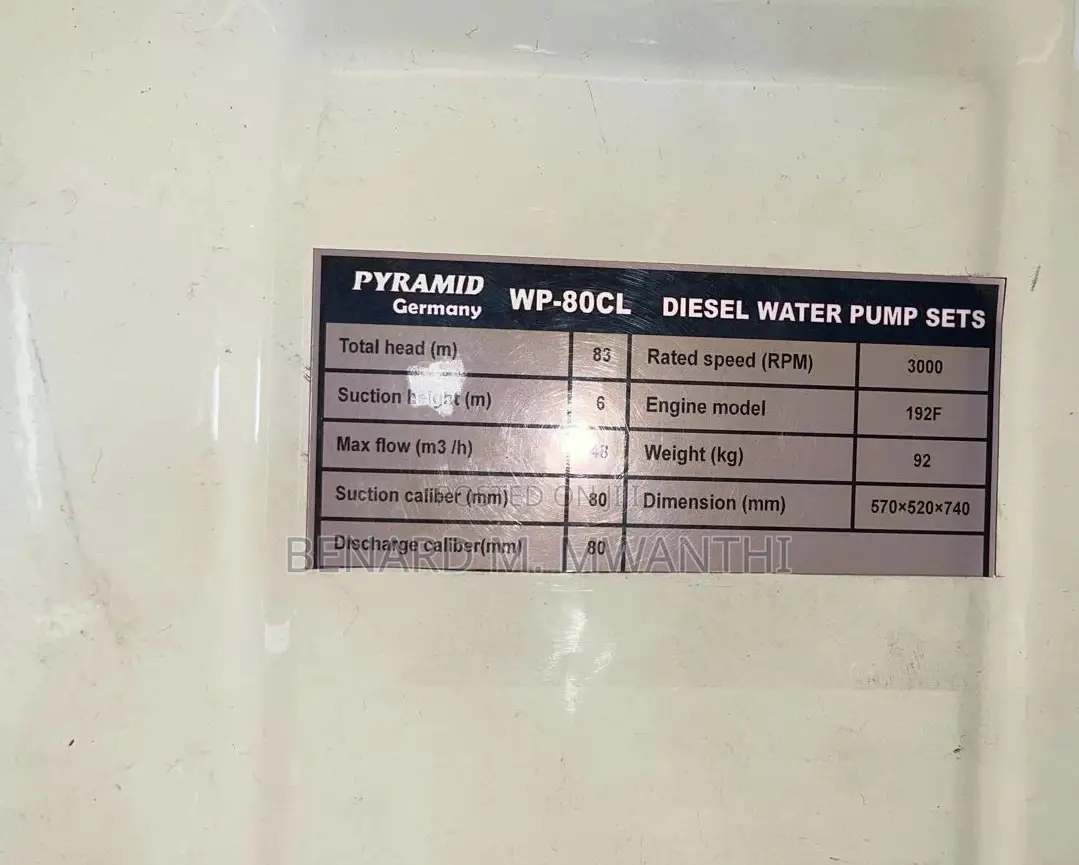 Pyramid Germany High Pressure Pump