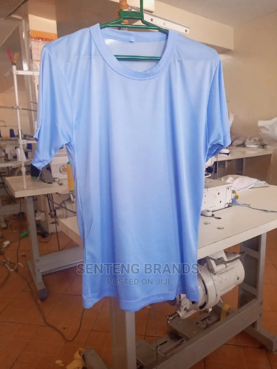 Sky Blue Plain T-Shirts