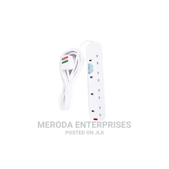 Rk Trust 4-Way Extension Cable - White