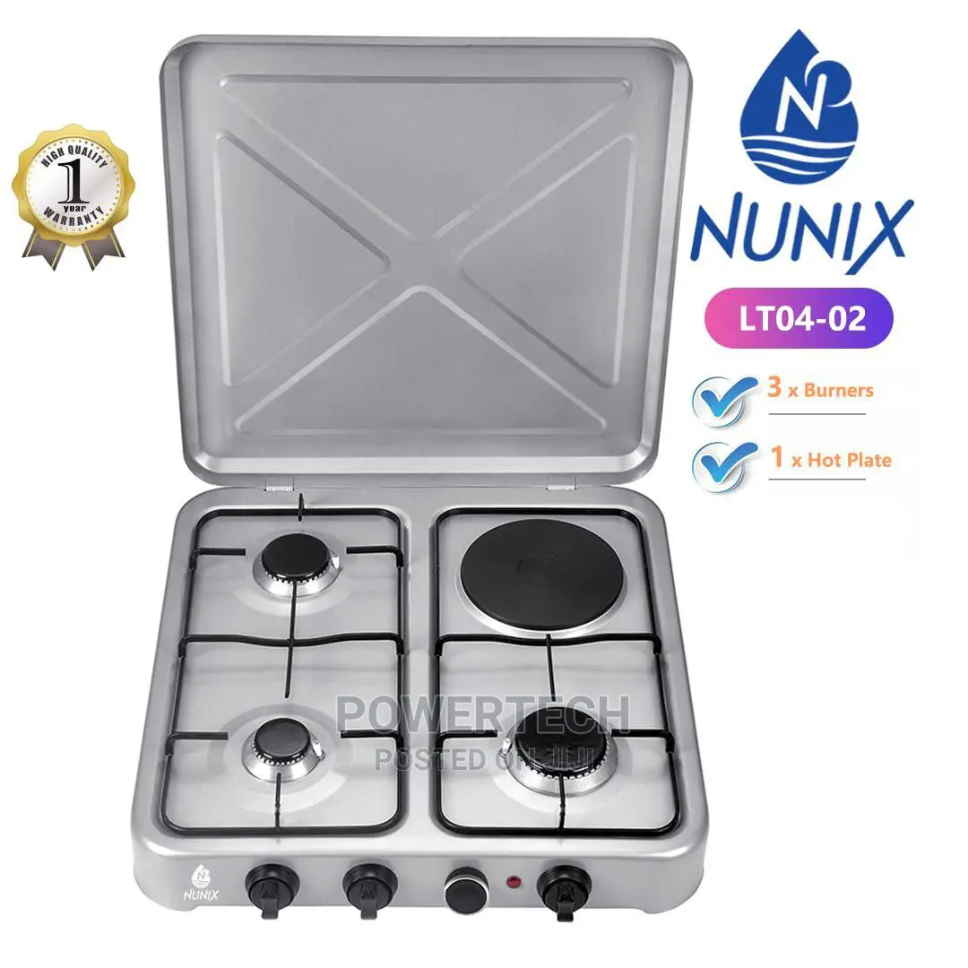 3 Gas 1 Electric Table Burner
