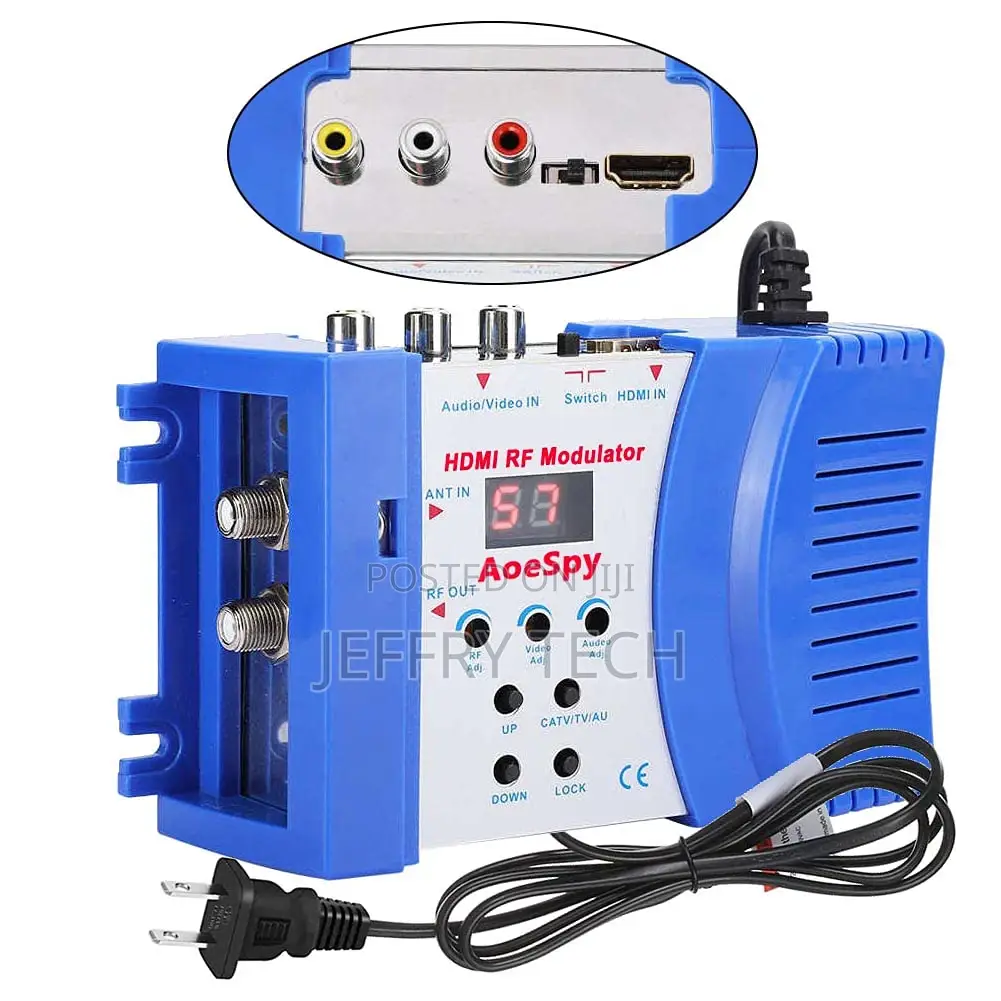 RF Modulator HDMI Rca Coax Converter Vhf Uhf Sdr Demodulator