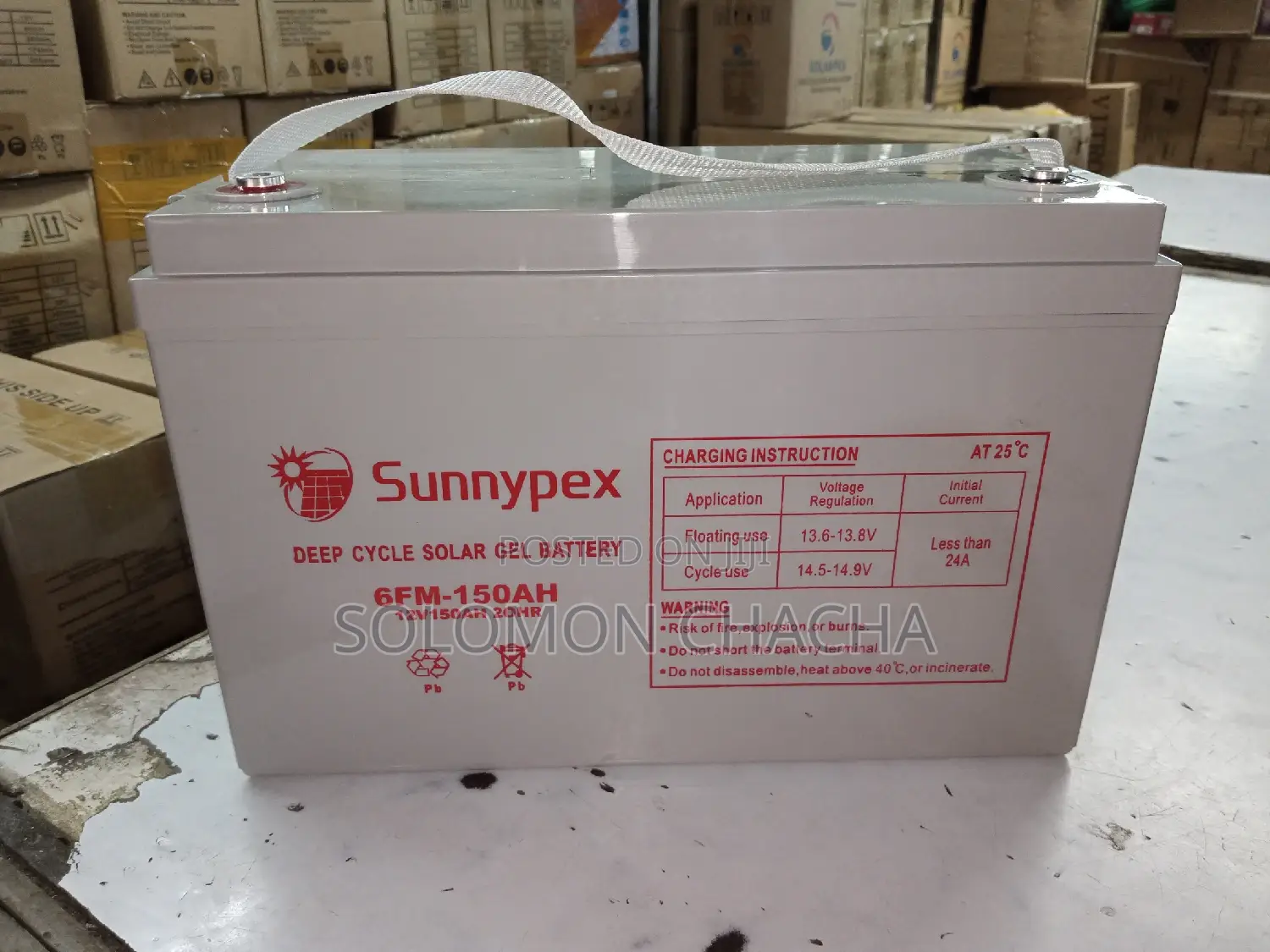 Sunnypex 100ah Battery Back Up