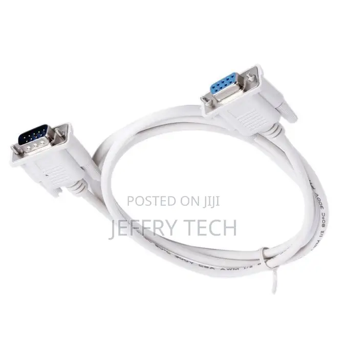 1.5M Male to Female Serial DB9 9-Pin Extension Cable RS232-