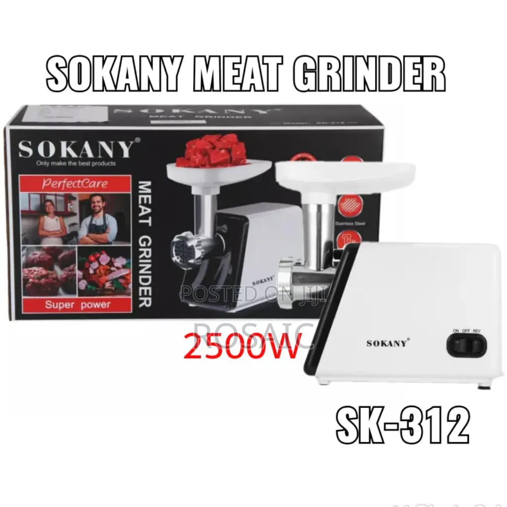 Sk-312 Sokany Meat Mincer/ Grinder 2500 Watts
