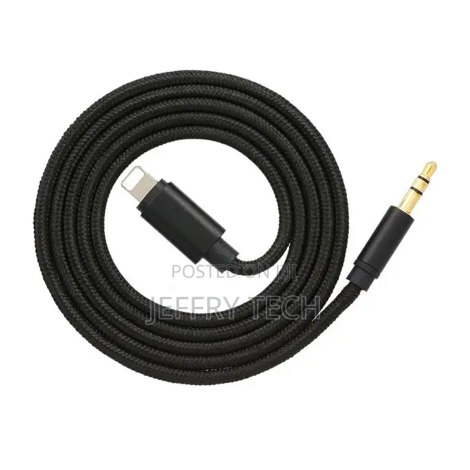 Lightning to 3.5mm Audio Cable Male AUX Stereo Wire Adapter