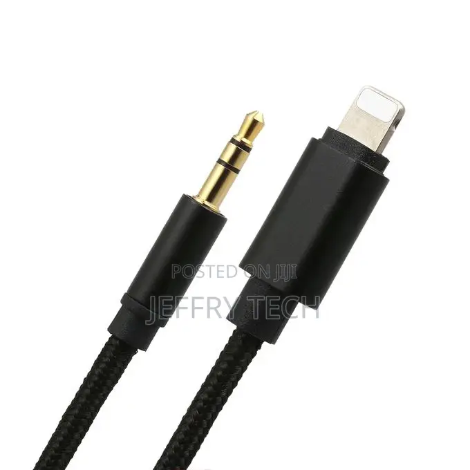 Lightning to 3.5mm Audio Cable Male AUX Stereo Wire Adapter
