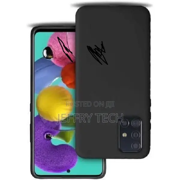Back Case Silicone for Samsung Galaxy A51 - Black
