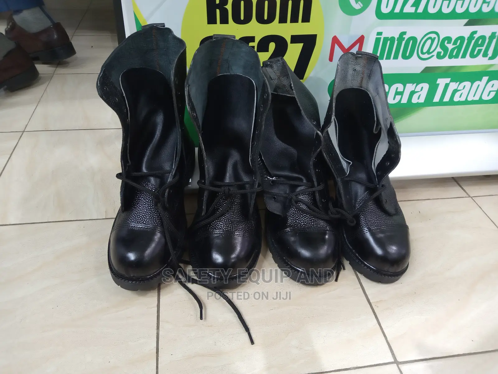 Long Security Boots for Soldiers