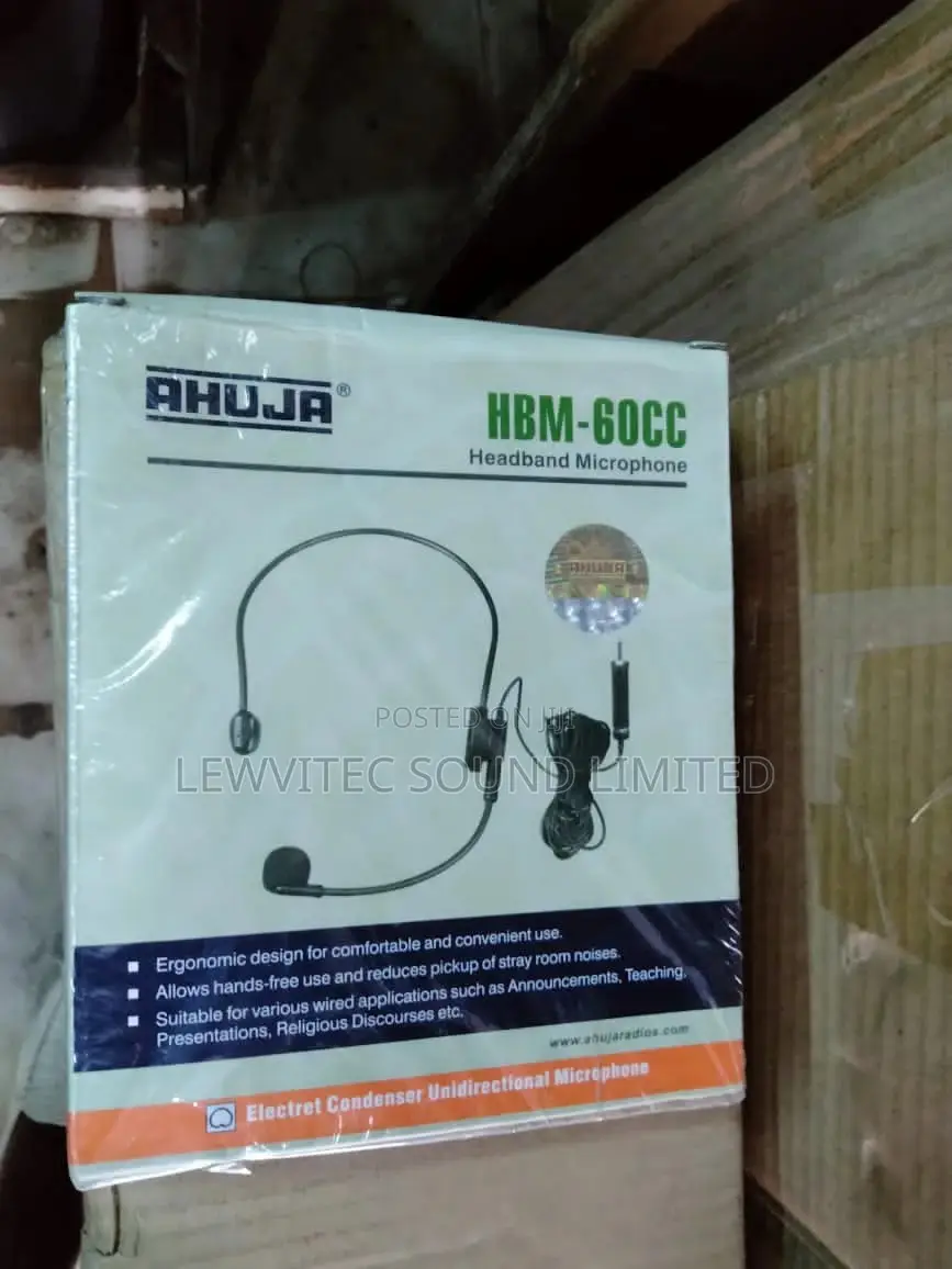 Ahuja Tie Mic Wired