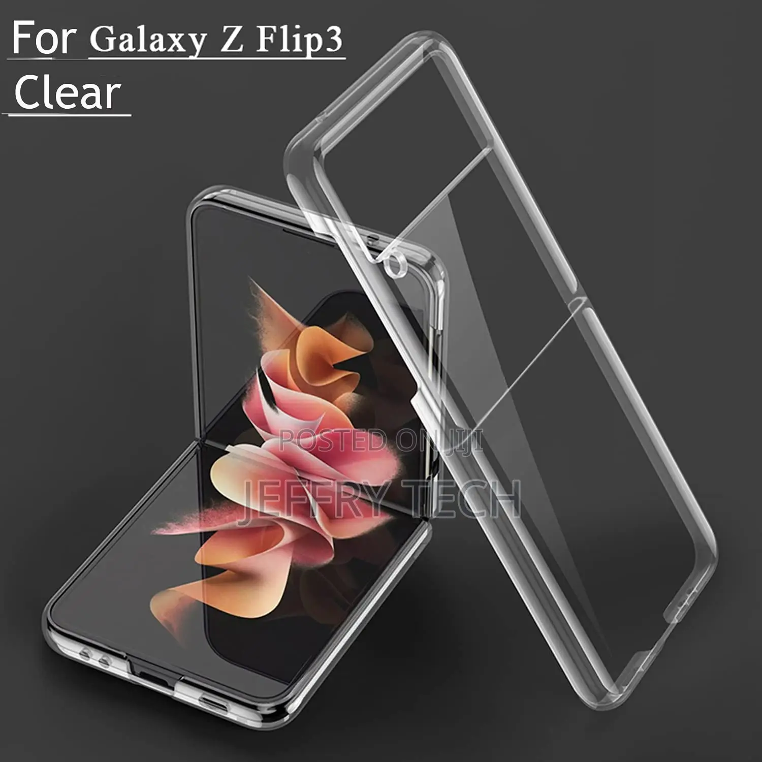 Phone Case for Galaxy Z Flip 3, Ultra Thin PC Hard Full Prot