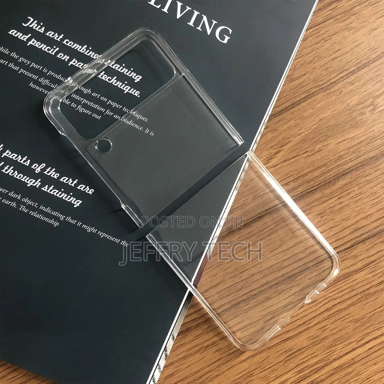 Phone Case for Galaxy Z Flip 3, Ultra Thin PC Hard Full Prot