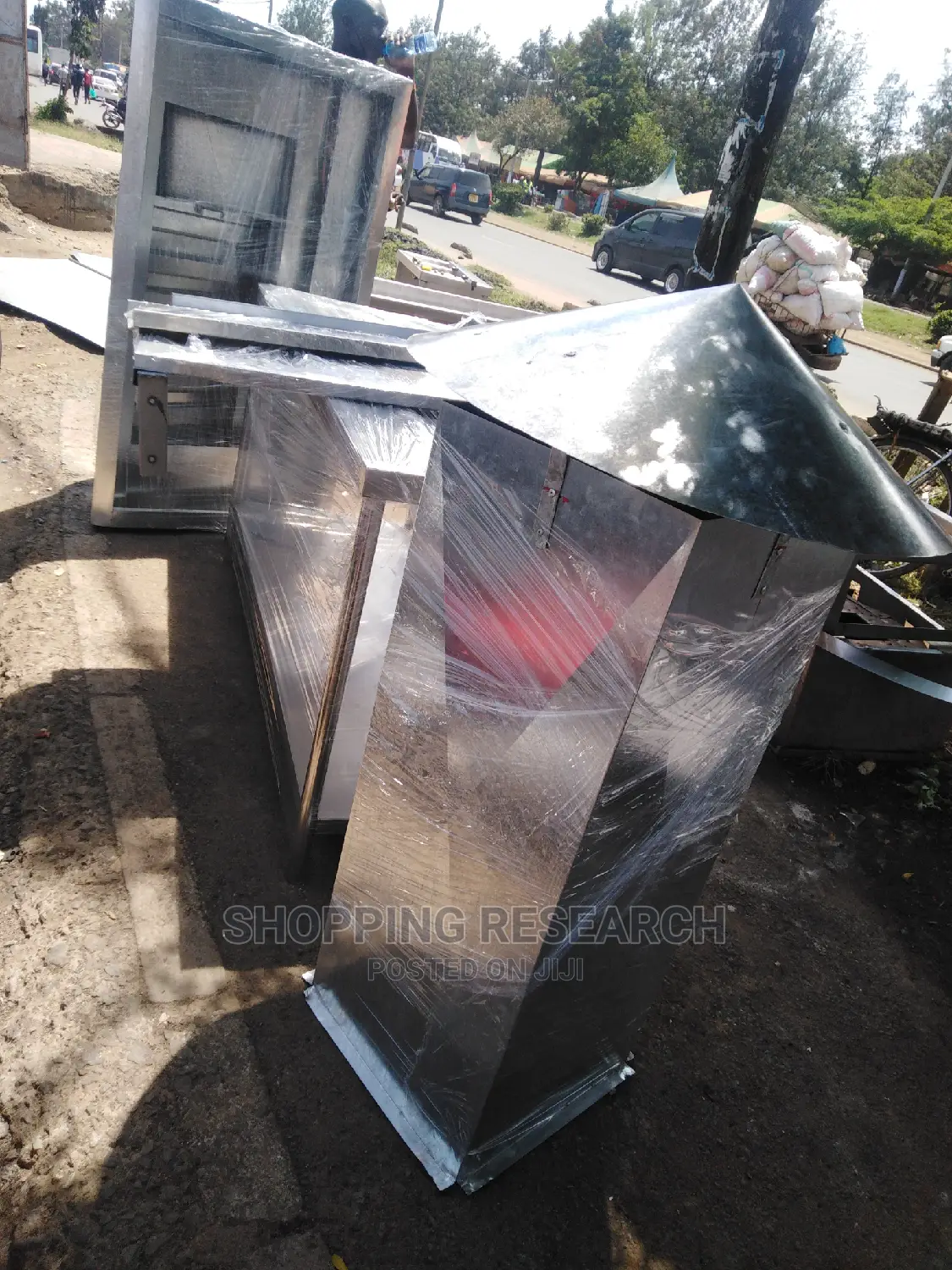 Galvanized Kitchen Hood With Ducting
