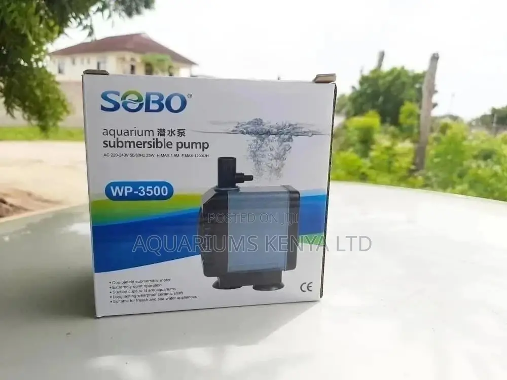 Aquarium Submersible Pond Pump 1.5M, 1200l/H