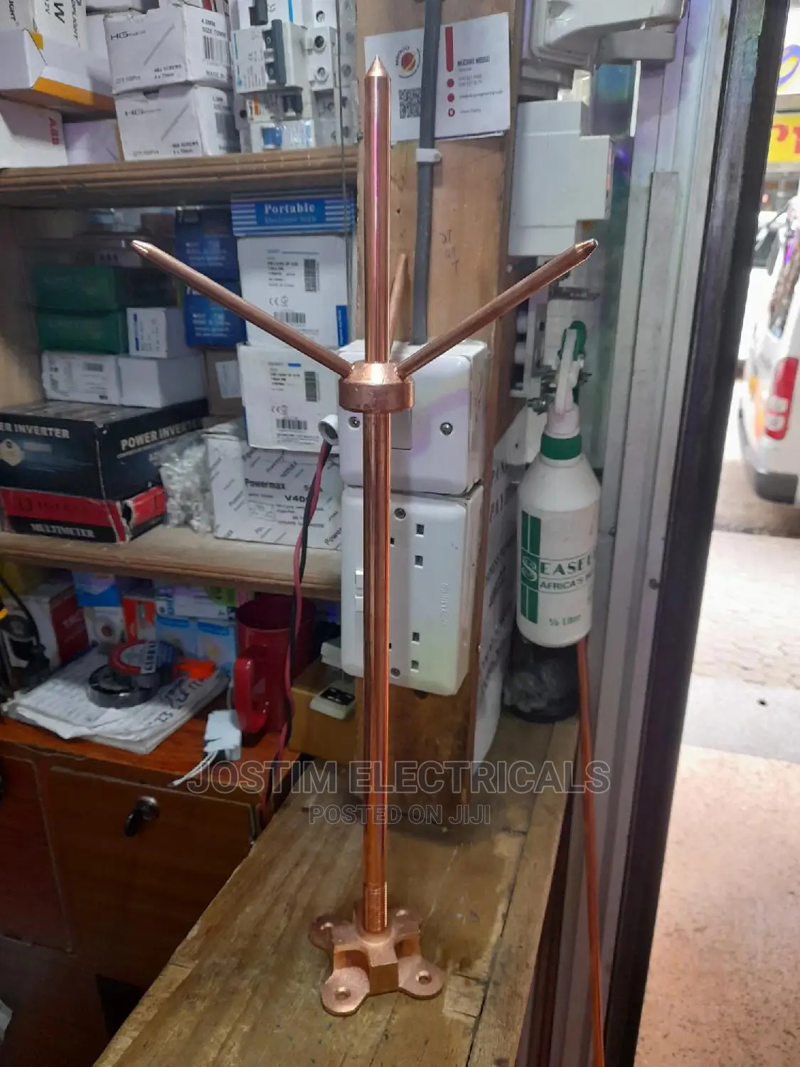 Pure Copper 2ft Lightening Arestor