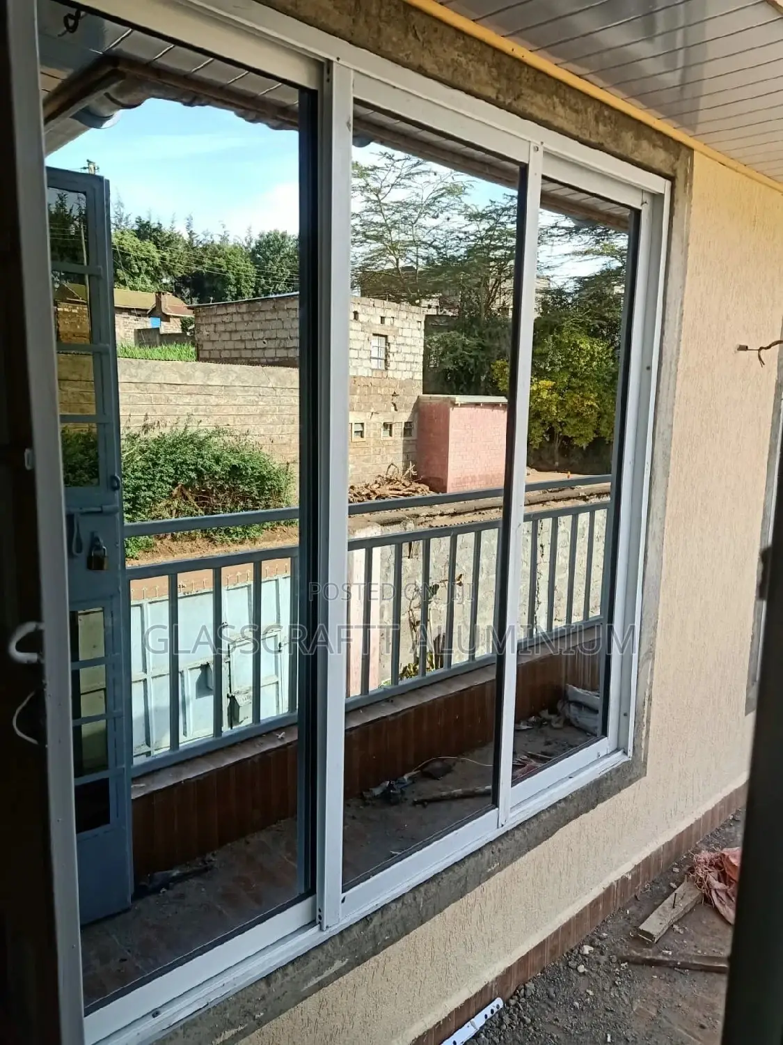 Three Panelled Aluminium Sliding Windows