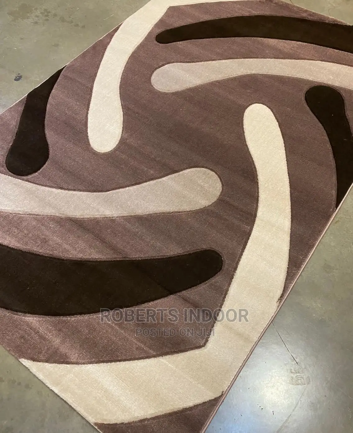 Brown and Beige 5*8 Elegant Paris Carpet