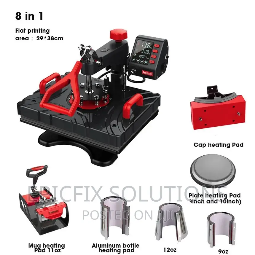 Combo Multifunction Heatpress Machine for Cup /Trays.