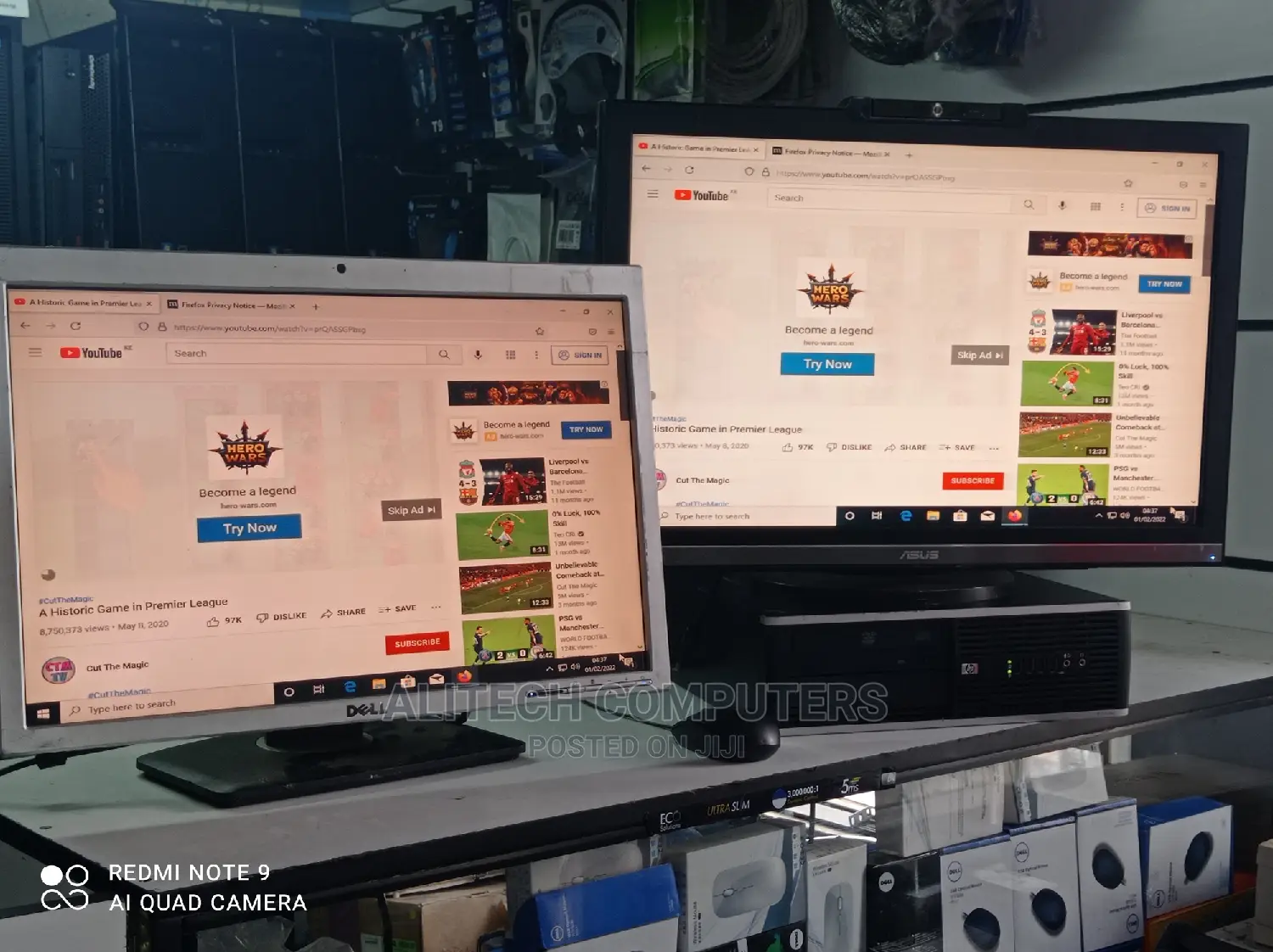 Dell 24inches Monitor With Inbuilt Webcams Camera