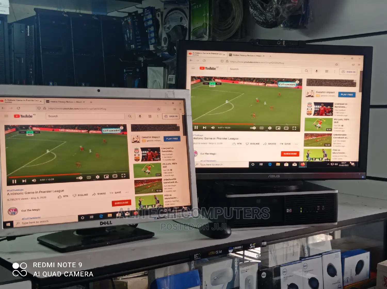 Dell 24inches Monitor With Inbuilt Webcams Camera