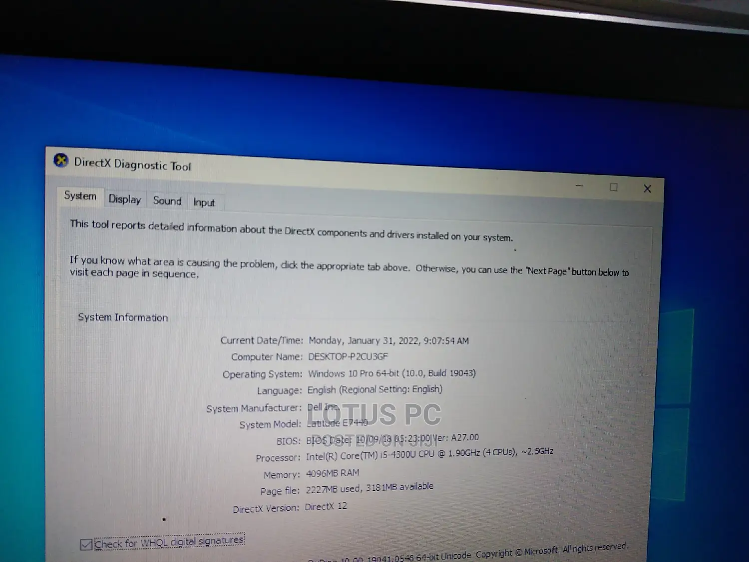 Laptop Dell Latitude 14 4GB Intel Core I5 HDD 500GB