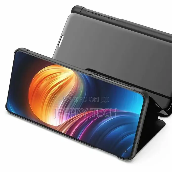 Samsung Galaxy A01 Plated Mirror Horizontal Flip Case