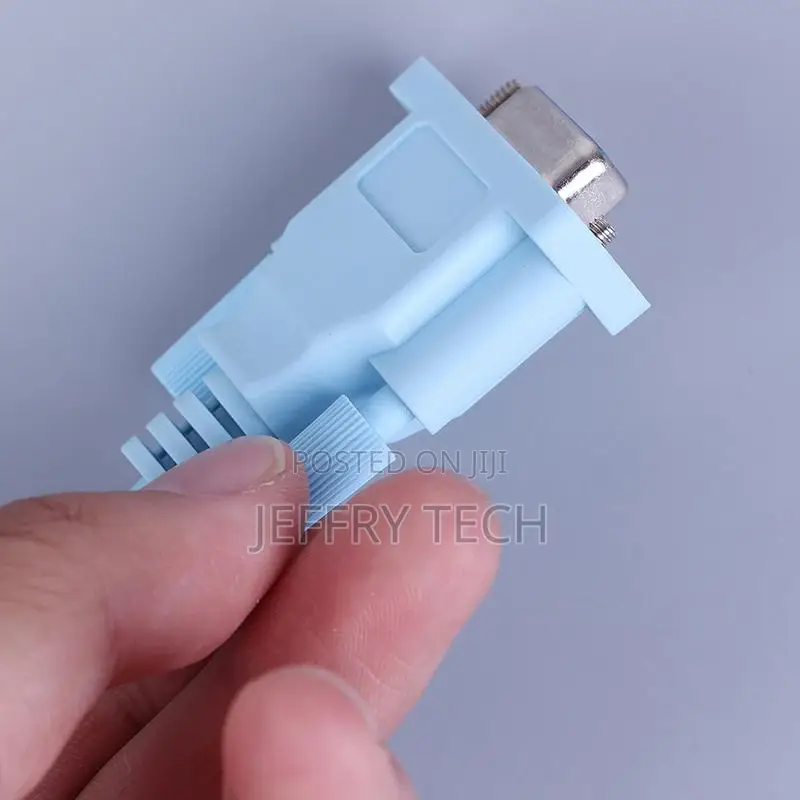1.5M Blue Db 9pin Rs232 Serial Port to Rj45 Cat5 Lan Console
