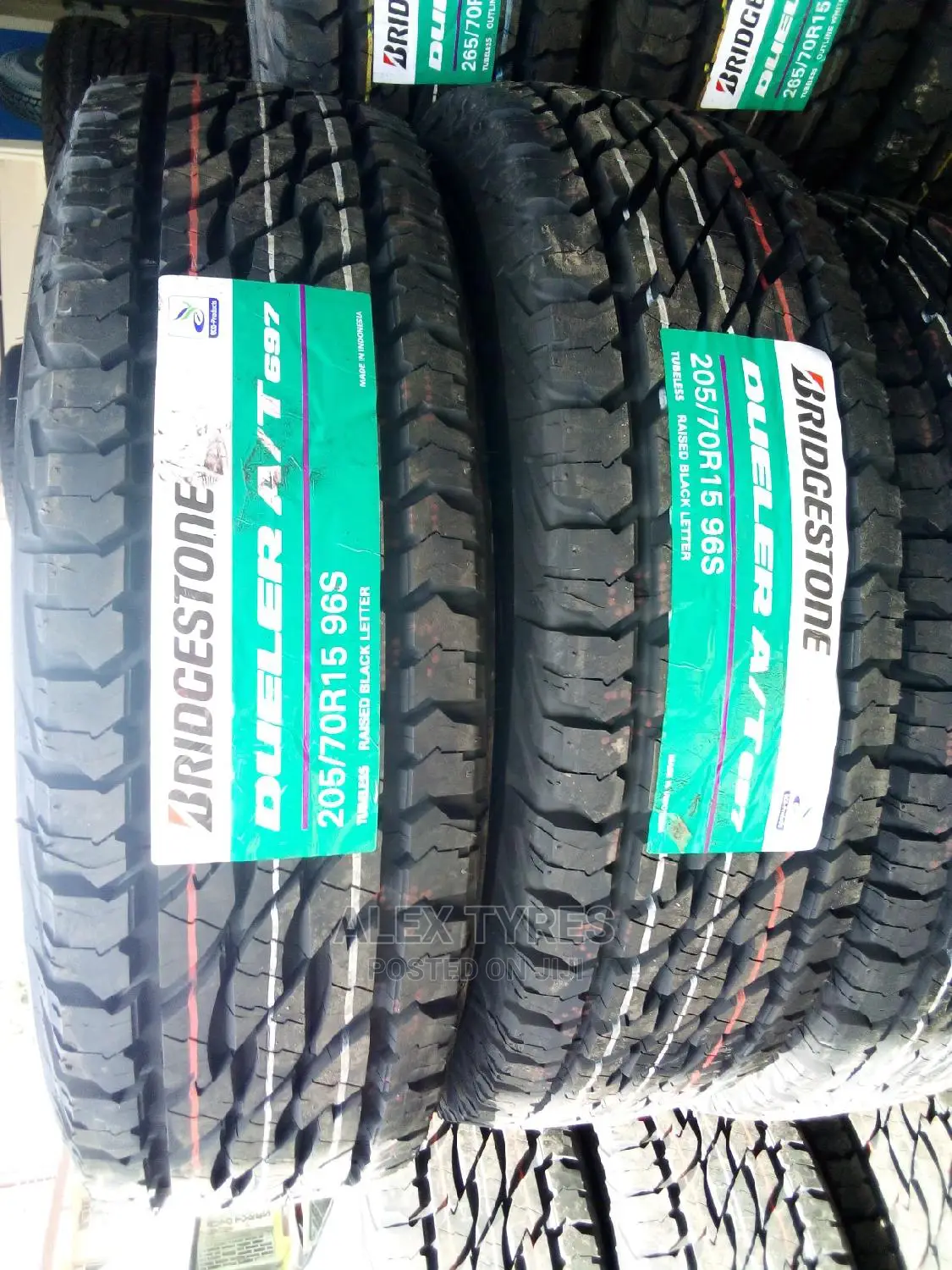 205/70r15 a/T Bridgestone Tyres Made in Thailand