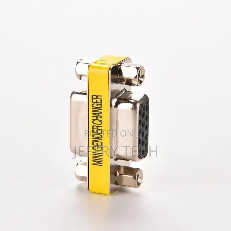 15 Pin D-Sub VGA SVGA MINI Gender Changer Adapter VGA Connec