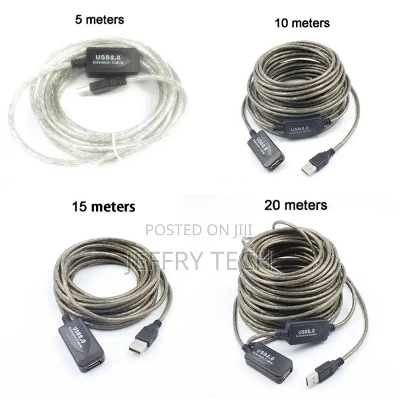USB2.0 Signal Amplifier Extension Cable Adapter 20m