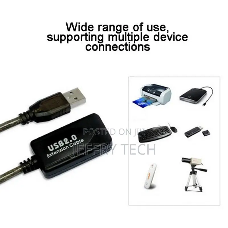 USB2.0 Signal Amplifier Extension Cable Adapter 20m