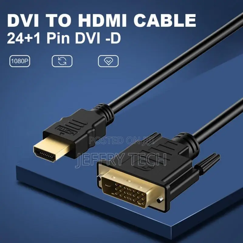 Male Dvi 24+1 Male to MD Cable Lead Wire Ale HDMI Gold Plate