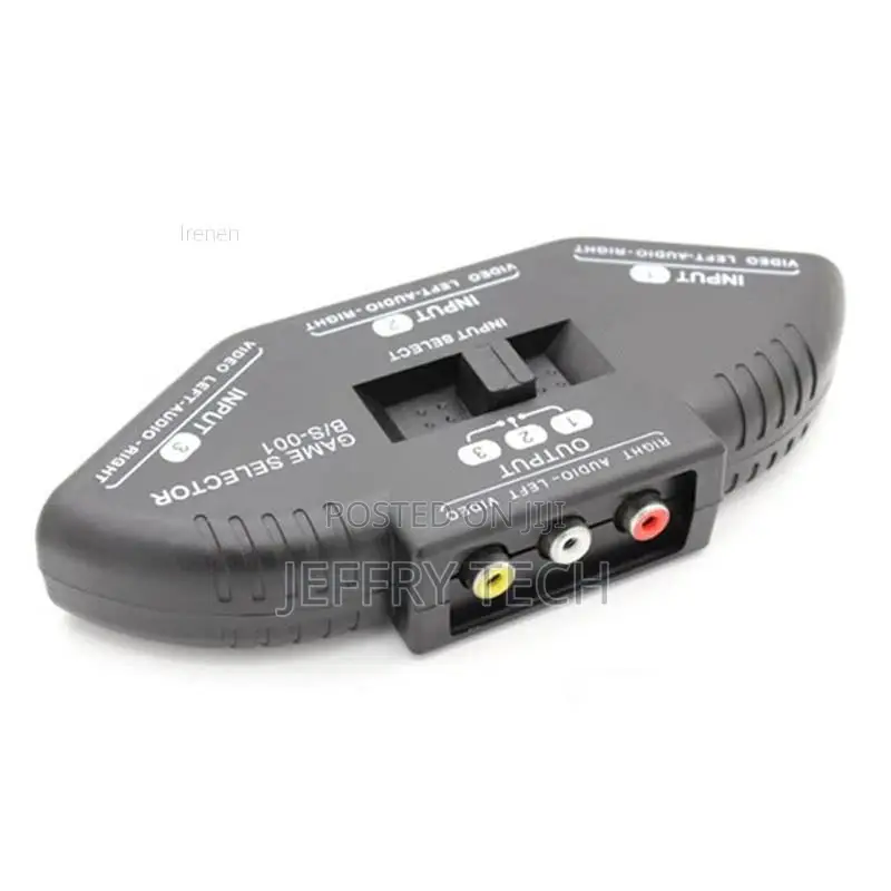 AV Cinch/Rca Splitter Box Mit Cinchkabel