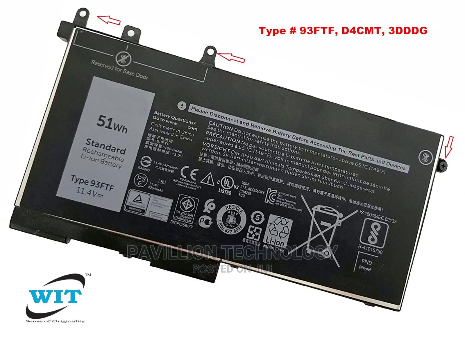 Del Laptop Batteries Original