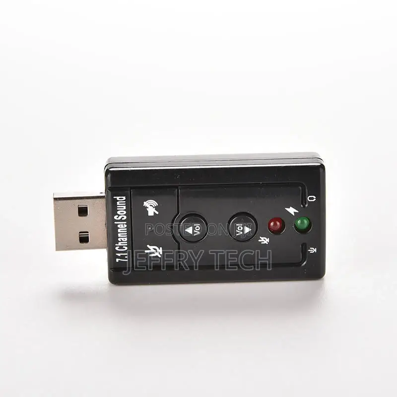 Mini USB 2.0 3D Virtual 12mbps External 7.1 Channel Audio So