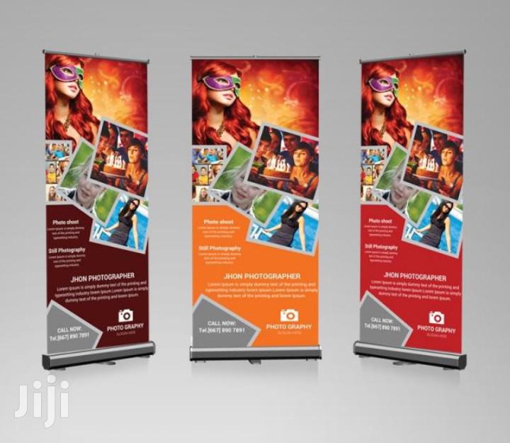 High Resolution Roll Up Banner Printing Full Color