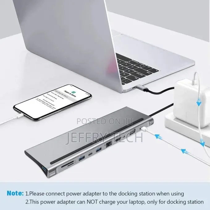 Generic 11 In1 Multiport USB-C Hub Type C to USB 3.1 4K HDMI