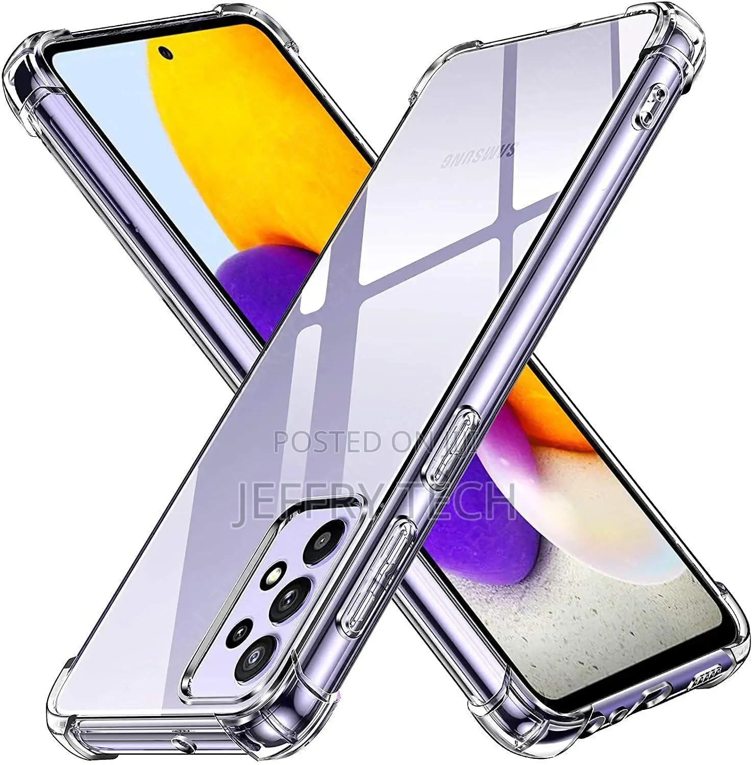 Samsung Galaxy A72 Silicone Case Transparent TPU Gorilla Ant