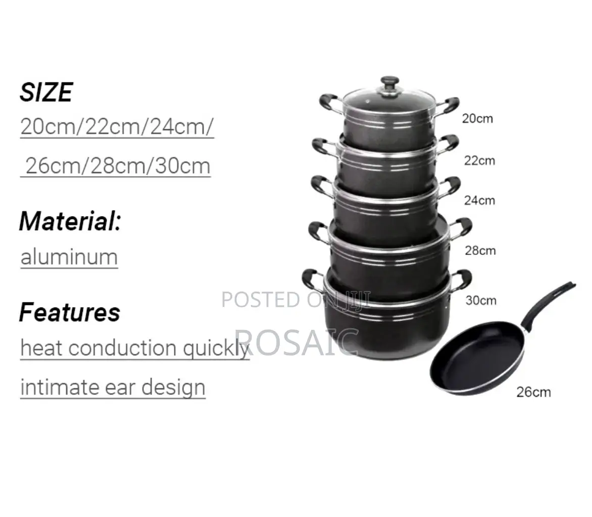 11 Pieces Non Stick Cookware