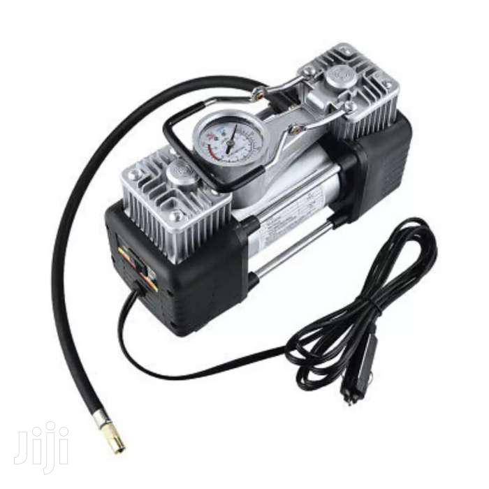 Car Double Cylinder Air Pump With Tools